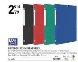 Hyperburo OXFORD Boîte de classement memphis offre