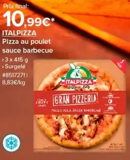 Costco ITALPIZZA Pizza au poulet sauce barbecue offre