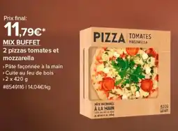 Costco MIX BUFFET 2 pizzas tomates et mozzarella offre