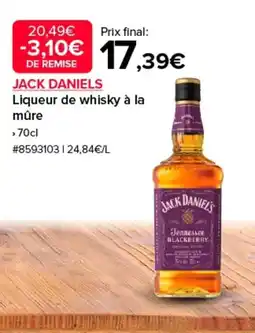 Costco JACK DANIELS Liqueur de whisky à la mûre offre