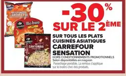 Carrefour Market CARREFOUR SENSATION Sur tous les plats cuisinés asiatiques offre