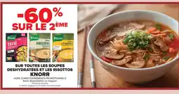 Carrefour Market KNORR Sur toutes les soupes deshydratées et les risottos offre
