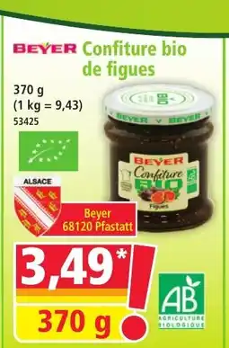 Norma BEYER Confiture bio de figues offre