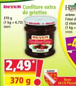 Norma BEYER Confiture extra de griottes offre