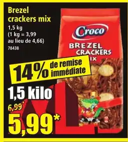 Norma Brezel crackers mix offre