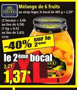 Norma MIKADO Mélange de 6 fruits offre