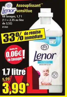 Norma LENOR Assouplissant sensitive offre