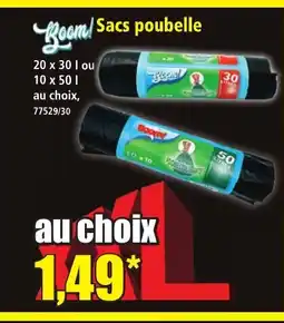 Norma BOOM Sacs poubelle offre
