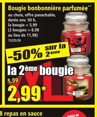 Norma Bougie bonbonnière parfumée offre