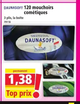 Norma DAUNASOFT 120 mouchoirs cométiques offre