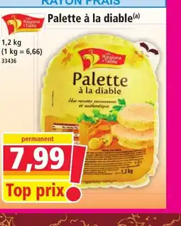 Norma Palette à la diable offre