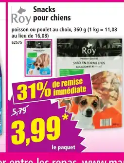 Norma ROY Snacks pour chiens offre