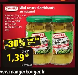 Norma CYNARA Mini cœurs d'artichauts au naturel offre