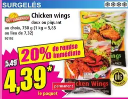 Norma GUT LANGENHOF Chicken wings offre
