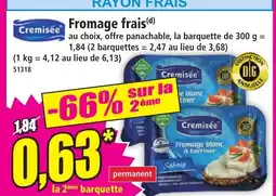 Norma CREMISÉE Fromage frais offre