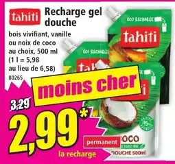 Norma TAHITI Recharge gel douche offre