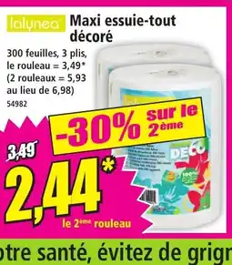 Norma LALYNEA Maxi essuie-tout décoré offre