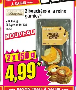 Norma 2 bouchées à la reine garnies offre