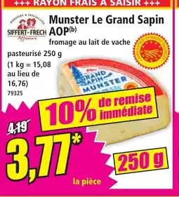 Norma SIFFERT-FRECH Munster Le Grand Sapin offre