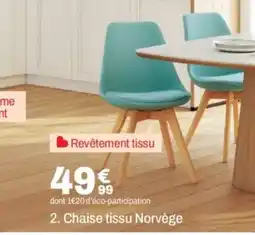 BUT Chaise tissu Norvège offre