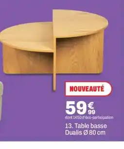 BUT Table basse Dualis offre