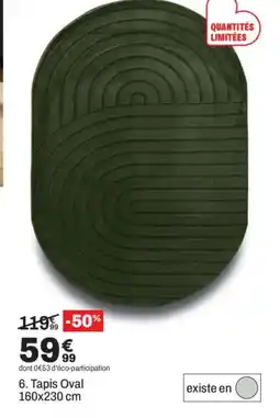 BUT Tapis Oval offre