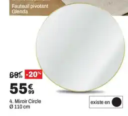BUT Miroir Circle offre