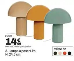 BUT Lampe à poser Lito offre
