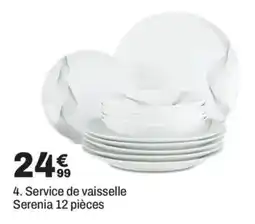 BUT Service de vaisselle Serenia 12 pièces offre