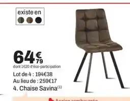 BUT Chaise Savina offre