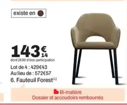 BUT Fauteuil Forest offre