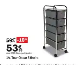 BUT Tour Oscar 5 tiroirs offre