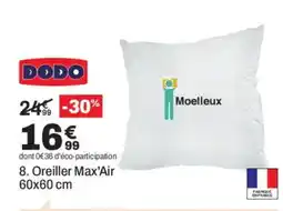 BUT DODO Oreiller Max'Air offre