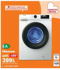BUT HISENSE Lave-linge hublot offre