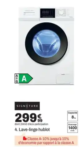 BUT SIGNATURE Lave-linge hublot offre