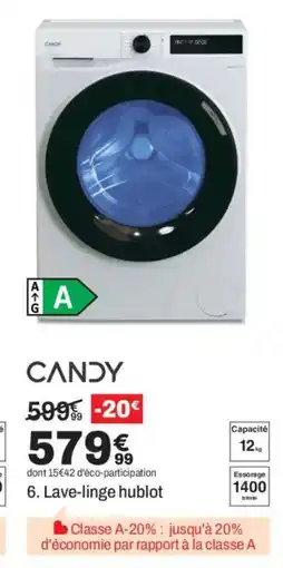 BUT CANDY Lave-linge hublot offre