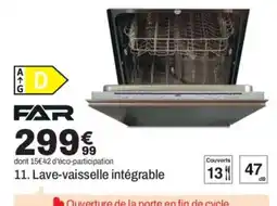 BUT FAR Lave-vaisselle intégrable offre