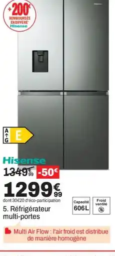 BUT HISENSE Réfrigérateur multi-portes offre