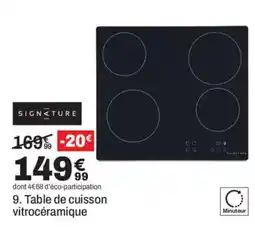 BUT SIGNATURE Table de cuisson vitrocéramique offre