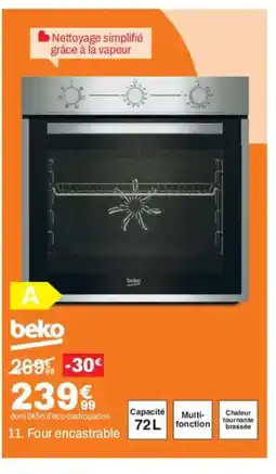 BUT BEKO Four encastrable offre