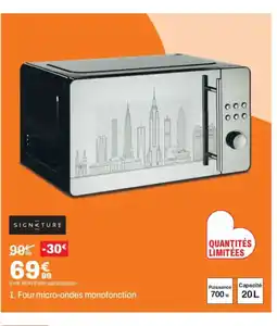 BUT SIGNATURE Four micro-ondes monofonction offre