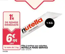 Promocash NUTELLA Pâte à tartiner aux noisettes offre