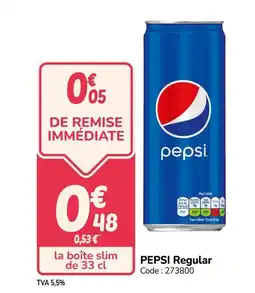 Promocash PEPSI Regular offre