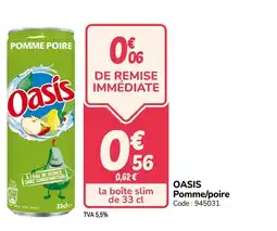 Promocash OASIS Pomme/poire offre