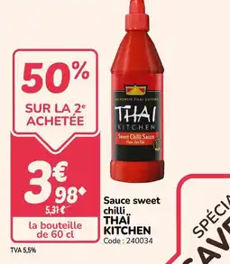 Promocash THAÏ KITCHEN Sauce sweet chilli offre