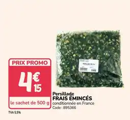 Promocash FRAIS ÉMINCÉS Persillade offre