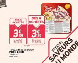 Promocash POCO LOCO Tortillas Dürüm offre