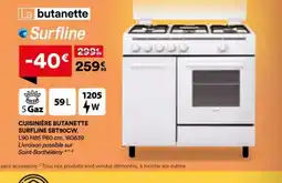 BUT SURFLINE Cuisinière butanette SBT90CW offre