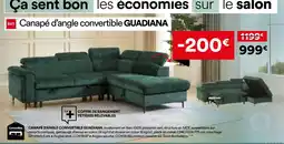 BUT Canapé d'angle convertible guadiana offre