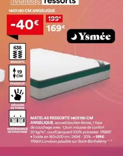 BUT Matelas ressorts angelique offre